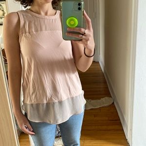Vince Camuto light pink blouse